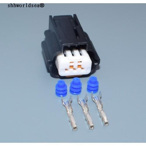 Shhworldsea 3pin 1.2mm Auto Electric Housing Plug Waterproof Wiring Harness Connector PK605-03027