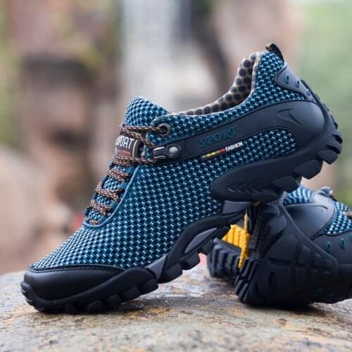High Quality Men Hiking Waterproof Travel Wear-resistant Cross-country Lightweight Men Sneakers Casual Shoe zapatillas de hombre