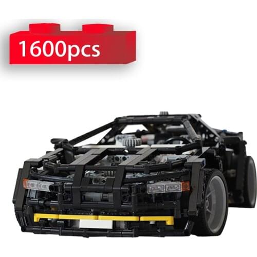 High-tech Super Sports Racing Car Attikas EVO Tribute 8880 Vehicle Model Building Blocks Bricks Kids Collection Toys MOC-20224
