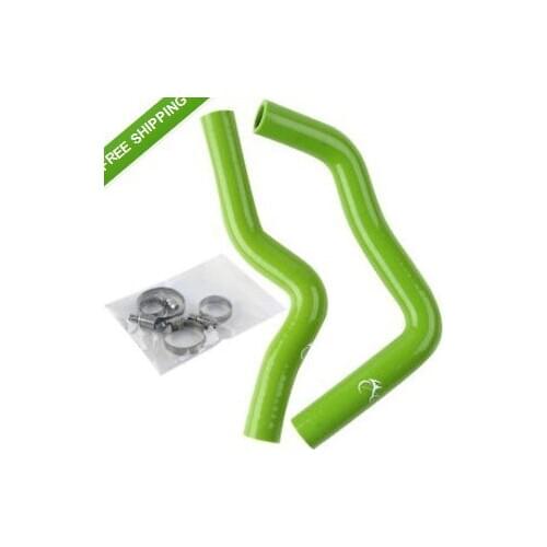 Green Silicone Radiator Hose Kit For SUZUKI RM85 02-08 03 04 05 06 07 2pcs/a set