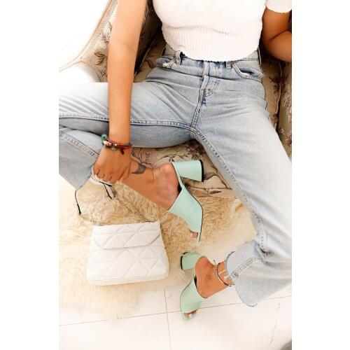 Limoya Women Nude Heels Slippers 'Turkish' Quality 2021 Fashion Design Season Comfort Fast Shipping