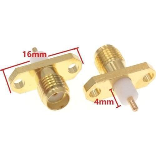 1PC SMA Female Chassis Connector With 4mm Dielectric