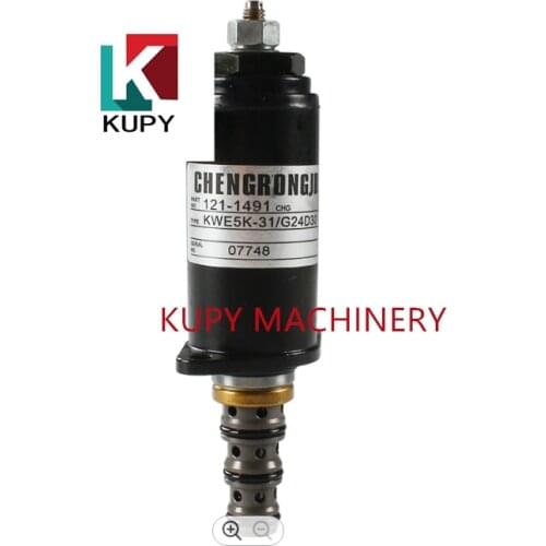121-1491 1211491 KWE5K-31 G24DA30 CAT Solenoid Valve For Caterpillar E320B/C/D 315C 325C Excavator Rotary Solenoid Valve