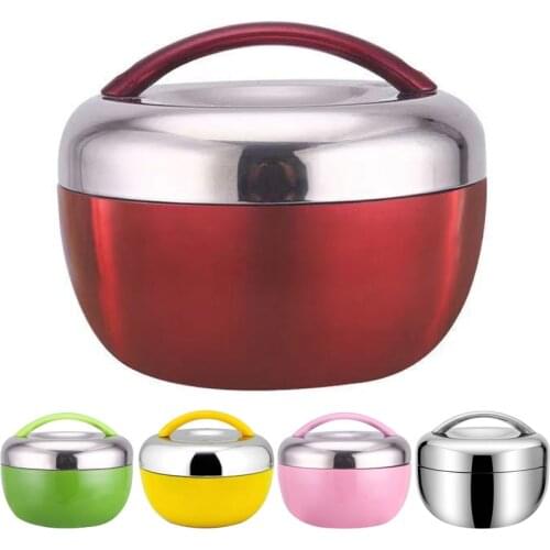 2 Layer Apple Portable Children Student Lunch Box Stainless Steel Food Container Adults Travel Picnic Bento Box Tableware Set
