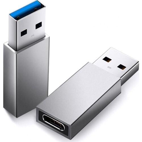 80% HOT SALE Aluminum Alloy Type-C to USB3.0 OTG Adapter PD Fast Charging Converter for Laptop PC Computer OTG Adapter