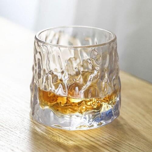 Crystal Whiskey Glasses, Premium 5OZ Scotch Glasses Old Fashioned Glasses Thick Weighted Bottom Rocks Glasses for Drin