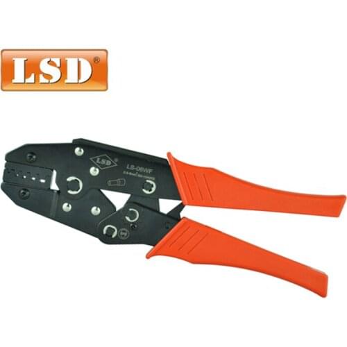 China crimping plier LS-06WF 0.5-6mm2 20-10awg cable ferrule crimping tool lsd brand ratchet hand crimper tool