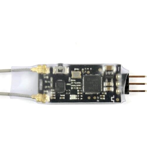 RadioLink R12DSM Dual Antenna Mini Receiver 12 Channel 2.4G 12CH RX FSS+DSSS Spread-Spectrum for AT9 AT9S AT10II