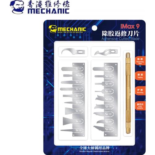 Mechanic Multi-function Mobile Phone Chip Motherboard Disassemble Knife Blade Rework Tool CPU Demolition Shovel Glue Tool Imax9