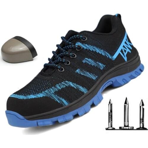 Men Work Boots Steel Toe Cap Shoes Male Work & Safety Shoes Outdoor Rock Climbing Fishing Army Puncture Proof Boots