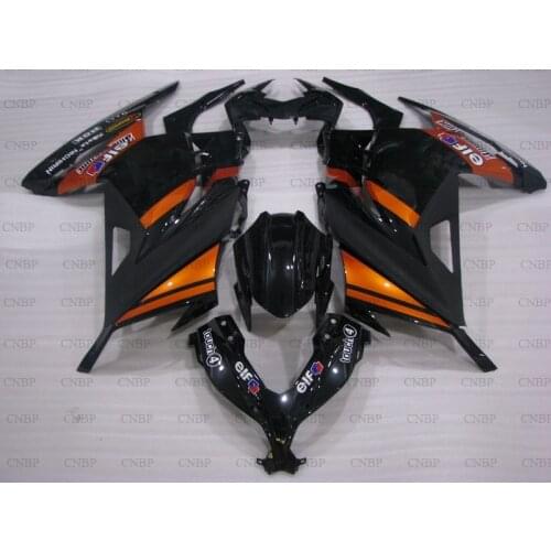 EX 300 Ninja 2013 - 2015 Fairings EX 300 Ninja 2013 Abs Fairing for Kawasaki Zx300r 2015 Black Orange Gold Bodywork