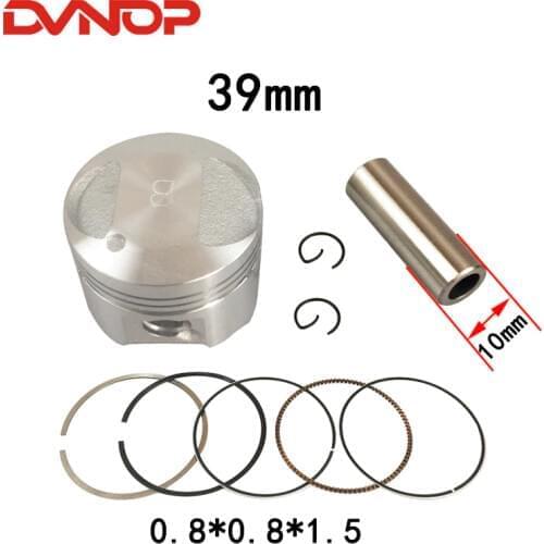 Piston for,Suzuki ,lets4 lets5 V50G 4T,piston ,39mm,pin 10mm, rings,gasket,cylinder set,50cc