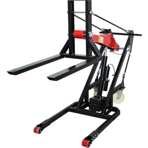 Portable Electric Hydraulic Forklift Fully Automatic Lifting Stacker Lifting Truck Manual Forklift Truck