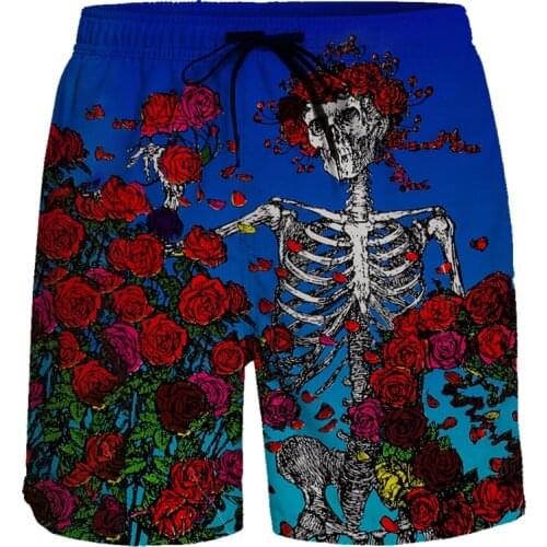 Casual Shorts Grateful Dead Breathable Shorts Breathable Quick Dry Surfing Beach Pants Running Sports Shorts Men Board Shorts