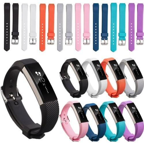 New Soft Silicone Replacement Wrist Strap For Fitbit Alta / Alta HR / Ace Kids Watch Band Smart Bracelet Adjustable Colorful