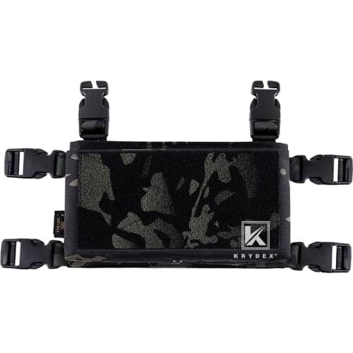 KRYDEX Tactical MK3 MK4 Micro Fight Chassis For Chest Rig Plate Carrier Vest Multicam Black Spiritus Style Front Panel Placard