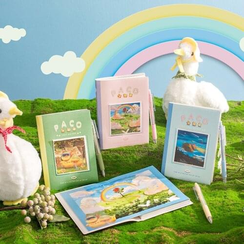 B6 Cute Cartoon Duck Journal Notebook Kawaii Colorful Page Daily Weekly Monthly Yearly Planner Agenda Notepad School Stationery