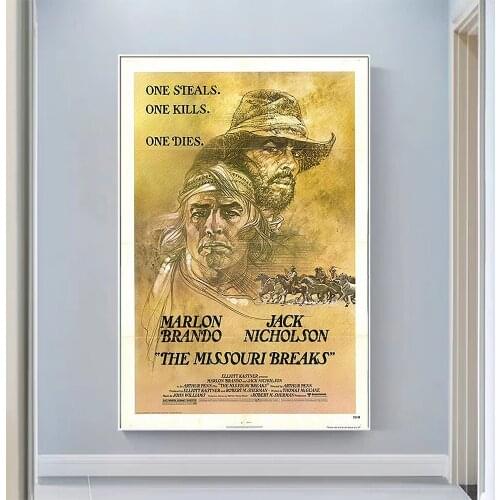 V0878 The Missouri Breaks Vintage Classic Movie Wall Silk Cloth HD Poster Art Home Decoration Gift