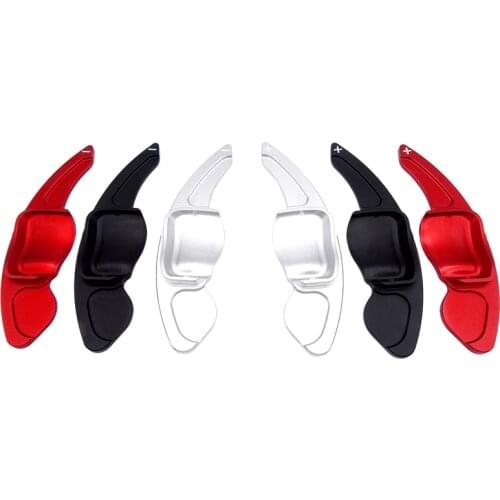 1 Pair Car Accesories Steering wheel shift paddle for VW Tiguan Golf 6 MK5 MK6 Jetta GTI R20 R36 CC Scirocco Shifter Extension