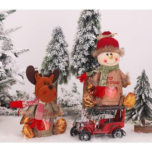 2021 Xmas Party Hanging Ball Merry Christmas Pillowcase Happy New Year Apple Candy Cookie Present Packaging DIY Tree ornaments