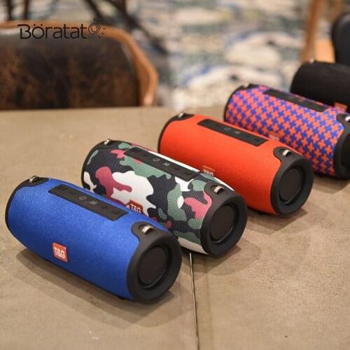 40W Wireless Bluetooth Speaker Subwoofer Waterproof Portable Outdoor Column Super Bass Stereo with FM Radio TF