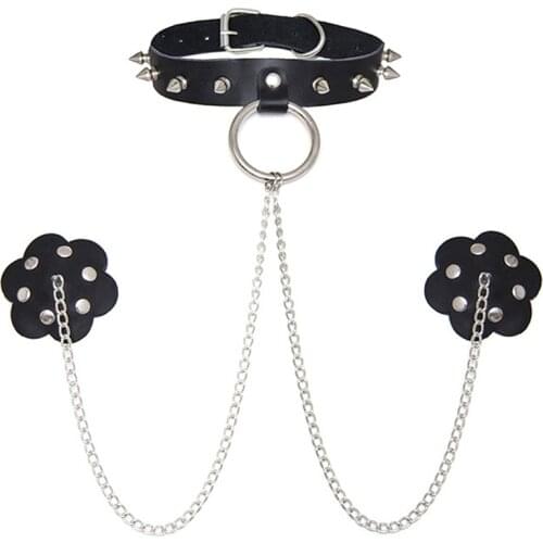 Fetish Nipple Clamps With Chain Clips Flirting Teasing Sex Flirt Bondage Kit Adult Toys Slave Bdsm Erotic Accessories