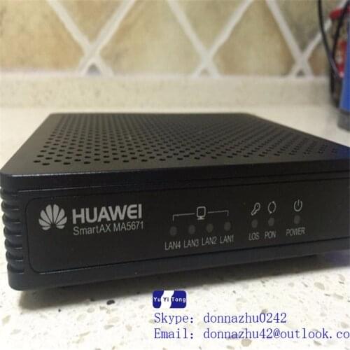 Huawei MA5671(Metal) GPON ONT Multi-service Access Equipment, 4GE + BBU, English version firmware