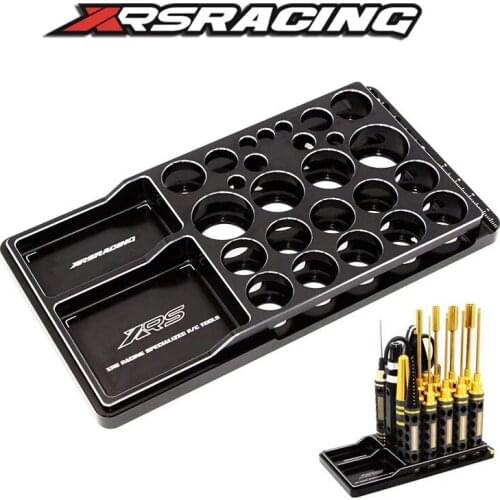 XRSRACING 6061 All metal Multifunction CNC screwdriver Tool holder Tool rack Storage tray Parts Screw tray for rc tool repair