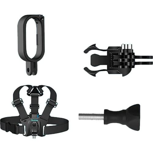 TELESIN Frame Set For Instar 360 GO2 Camera With Chest Strap For Sports Vlog Shot,Live Broadcast