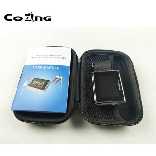 Wrist watch Physiotherapy 650nm laser light No trauma wrist Diode low level laser therapy LLLT CE