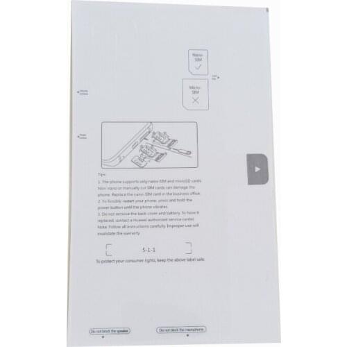 100pcs New Mobile Phone Factory Film Lcd Touch Screen with Back Cover Battery Protector Film for Huawei P20 Pro P30 Lite P30 Pro