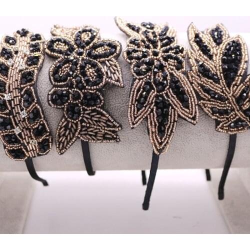 Women Girls Seed Beads Hairband Knotted Headband Adult Hair Accessories