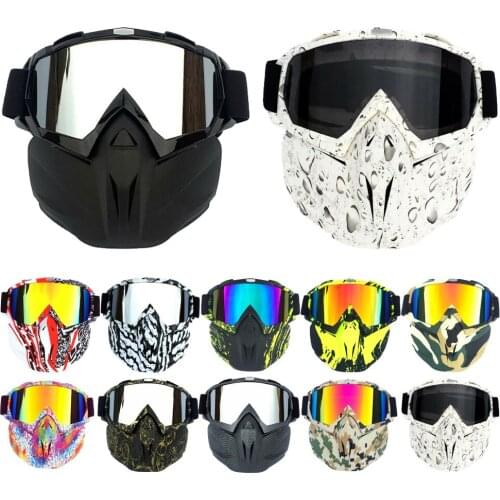 Driver Goggles Motorcycle Face Goggles Motocross Off-road ATV Dirt Bike Eyewear Glasses Adjustable Strap for Men Women