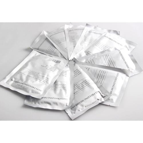 50pcs Antifreeze Membrane Machine Consumable Parts Cryo Therapy Cooling Gel Pad Fat Anti Freeze For Cold Weight Loss Cryo