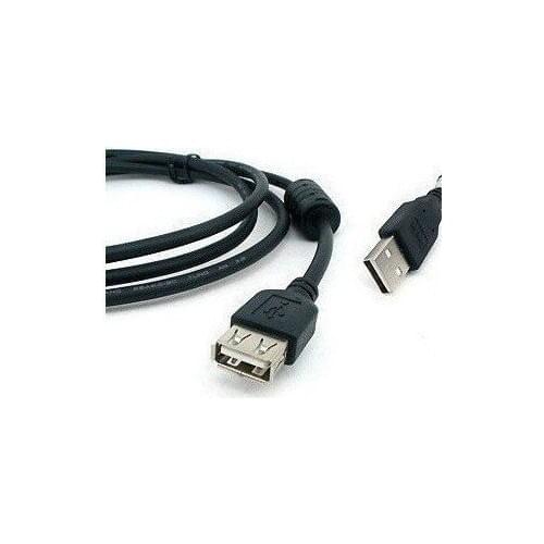 Wholesale 100pcs/lot 1.5m usb 2.0 extension cable 2.0 A male to USB 2.0 B female black