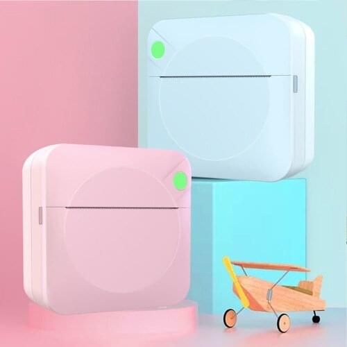 Portable Thermal Wireless Bluetooth Printer Mini Photo Pictures Printer For Mobile Android iOS Phone 58mm Pocket Machine