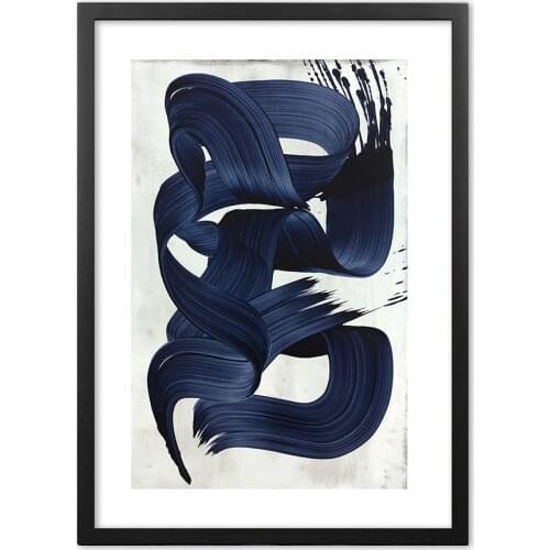 Nordic Modern Ink Abstract Art Nordic Art Wall Art Paper Painting Landscape Wall Pictures For Living Room Decor