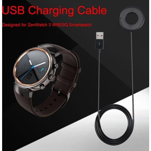 1m Smart Watch Charger Cable For ASUS ZenWatch 3 WI503Q Smartwatch USB Charging Cable Charger Dock Smart Watches Accessories