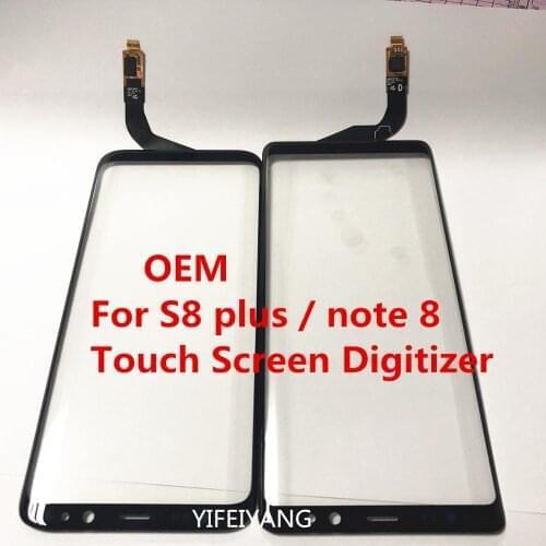 Tested Original For Samsung Galaxy S8 Plus S8Plus Note8 Note 8 G955 N950F Touch screen digitizer glass Panel Repair Replacement