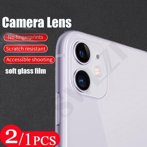 2/1Pcs Lenses for iphone 11 pro max 12 mini Camera protector for redmi note 10 pro 10s Camera Film phone screen protector Glass