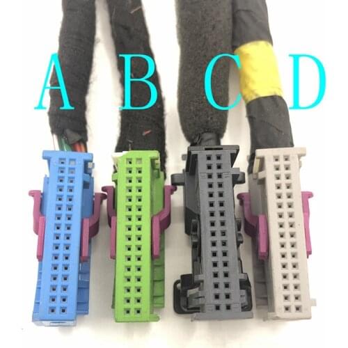 32 Pin Auto Instrument Dashboard Plug Instrument Cluster Connector With Wire Harness Cable For VW Bora Jetta Passat 1J0 972 977