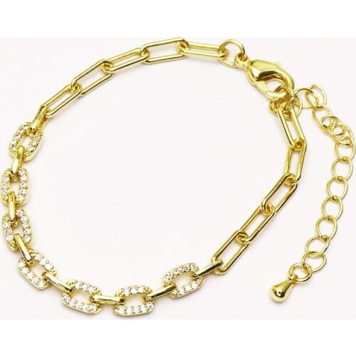 5 Pieces Metal Bracelet Handmade Jewelry bangle jewelry metal chain Bracelet gift for lady Fashion Jewelry Bangle 8190