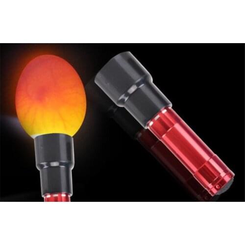 New 50pcs/lot Incubator Eggtester Egg Candling Lamp 9 LED Super Cold Incubation Equipment Chicken Tool