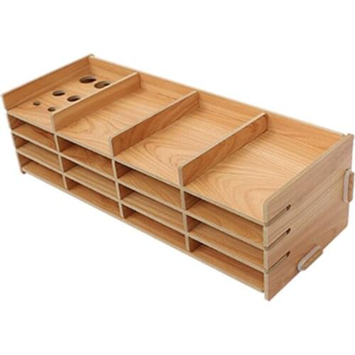 Diamond Painting Tool Tray Point Drill Pen Wood Organizer Holder Detachable Diamond Embroidery Accessories