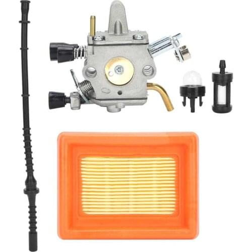 Carburetor Air Filter Fuel Pipe Set Replacement for STIHL FS400 FS450 FS480 Lawn Mower Garden Access