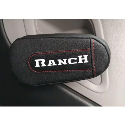 Leather Knee Pad handrail pad Interior Car Accessories For Fiat Ranch