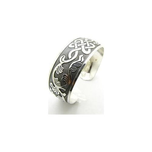 Hot! New Tibetan Tibet silver Totem Bangle Cuff Bracelet