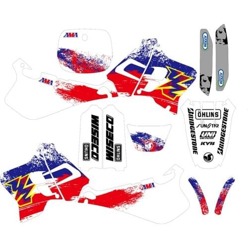 New styles Free Customized Graphics & Backgrounds Motocross Stickers Kits For Yamaha YZ250 YZ125 1993 1994 1995 YZ 250 YZ 125