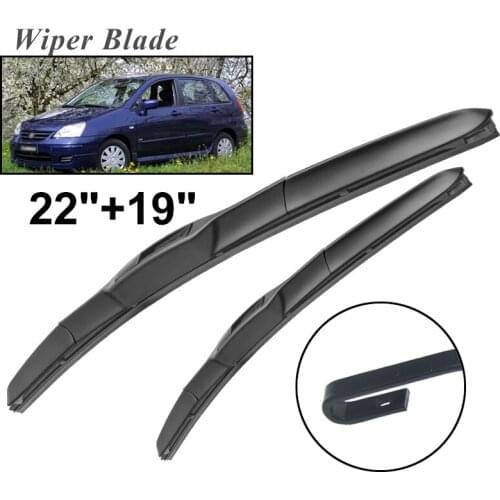 Okowiper RHD & LHD Front Wiper Blades For Suzuki Liana Hatchback 2004 - 2007 Windshield Windscreen Front Window 22"+19"