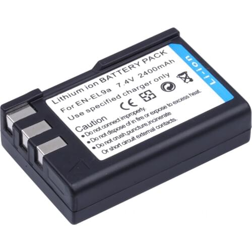 Probty EN-EL9 EN EL9 EL9a ENEL9 Battery for Nikon D700 D300 D100 D3000 D5000 D5100 D80 D60 D70s D70 D50 D40X D40 Cameras